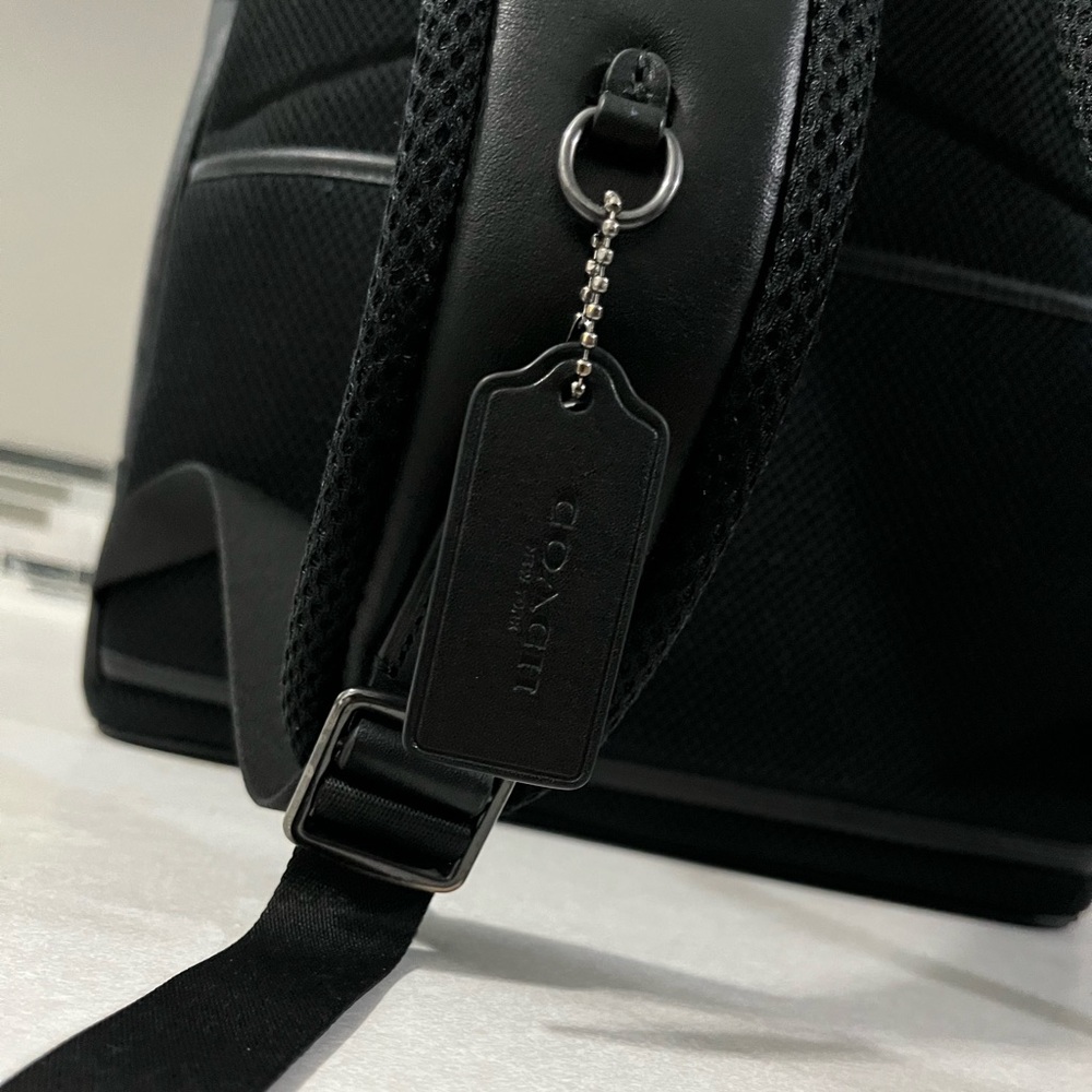 Coach Signature Black Men's Backpack - Picture 5 of 13